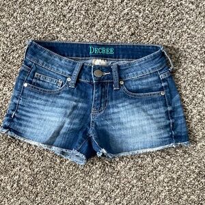 Decree Blue Jean Shorts